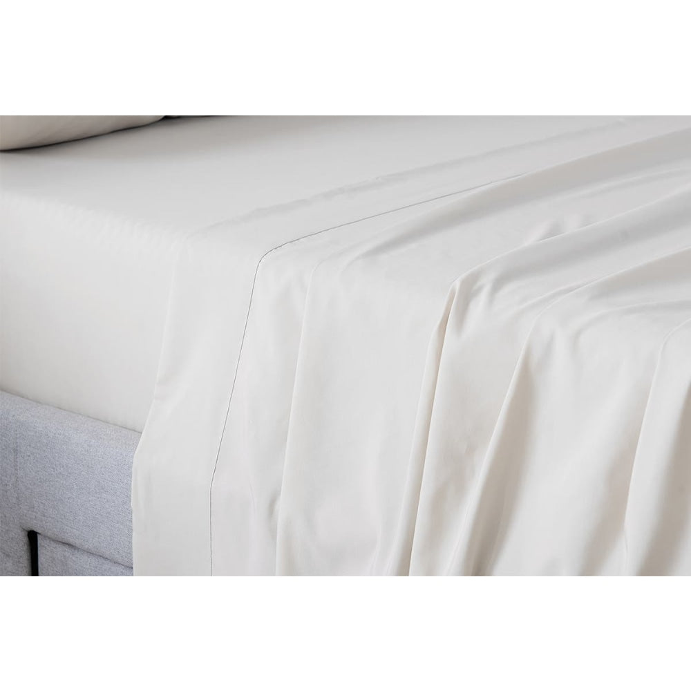 Premium Bamboo Blend Sheet Set - Flax King Bed Fast shipping On sale