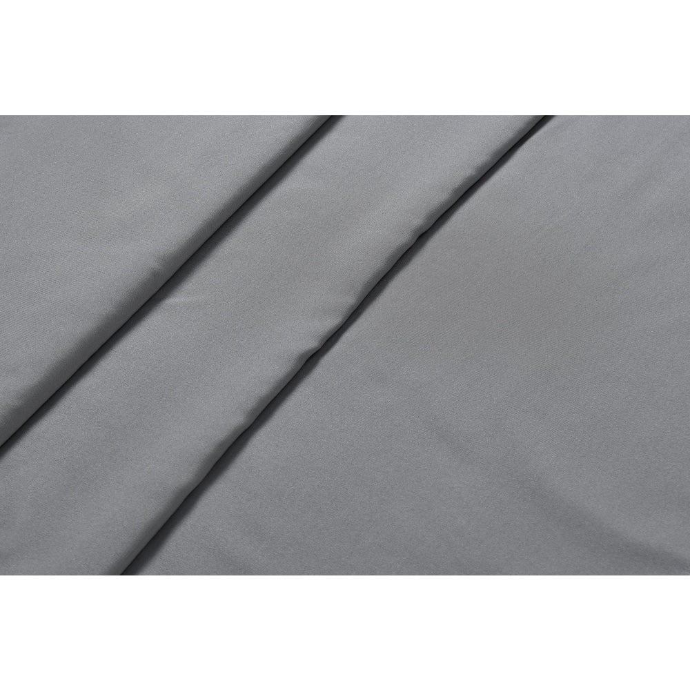 Premium Bamboo Blend Sheet Set - Grey Queen Bed Fast shipping On sale