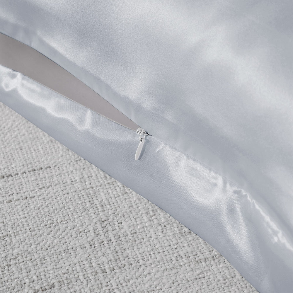 Pure Silk Pillow Case by Royal Comfort-Silver Bed Sheet Fast shipping On sale