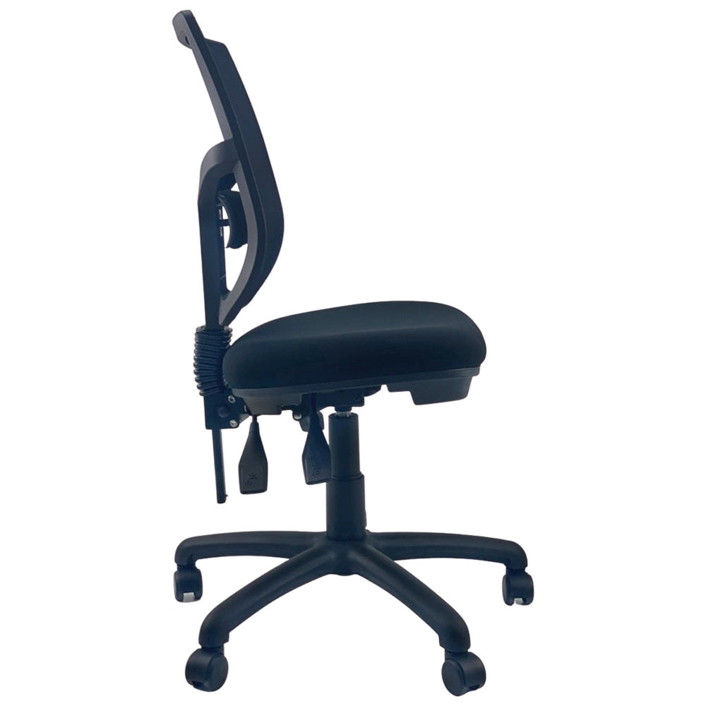 RACER AFRDI Mesh Easy Adjustable Handwheel Office Task Computer Chair - Black Fast shipping On sale
