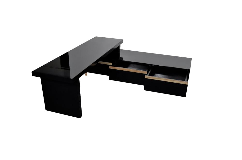 Rachael Extendable TV Stand Cabinet Entertainment Unit - Black Fast shipping On sale