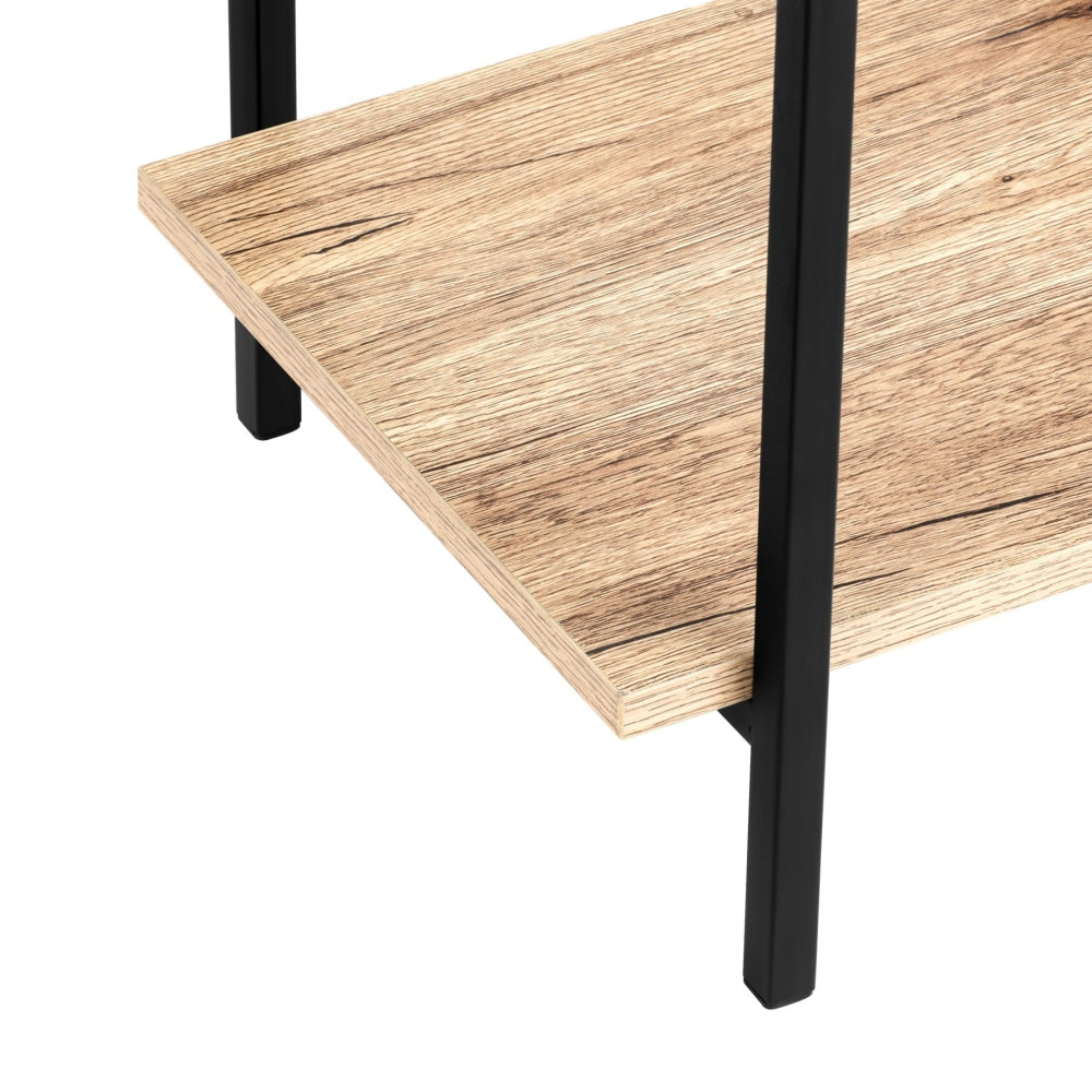 Momentous Living - Randy 5-Tier Narrow Bookcase Display Shelf - Oak ...