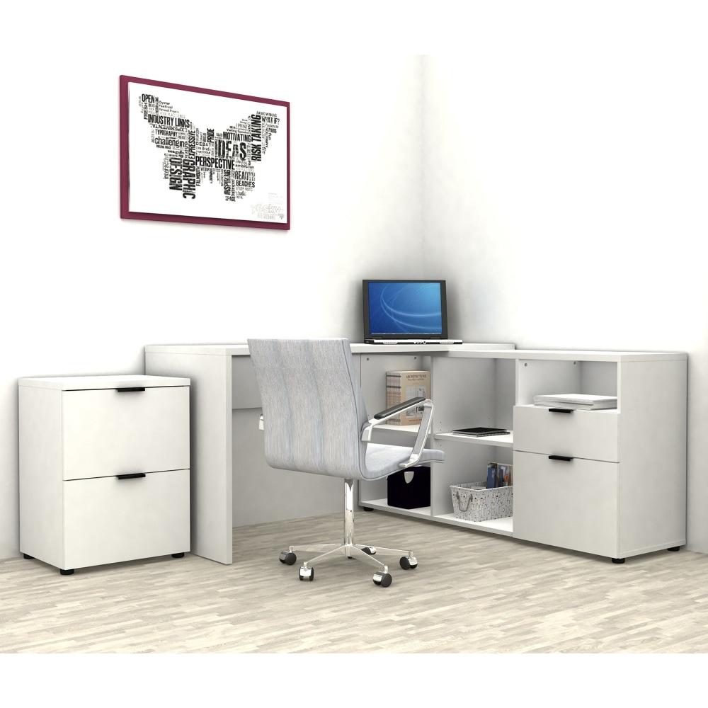 Ravee 2 - Drawer Filing Cabinet Office Shelves Storage Cupboard - White Fast shipping On sale