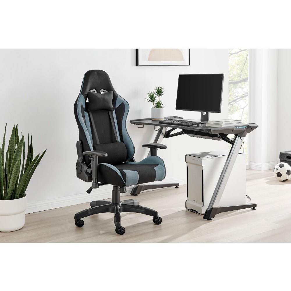 Reaper Fabric Office Computer Work Task Gaming Chair - Black/Grey Grey Fast shipping On sale