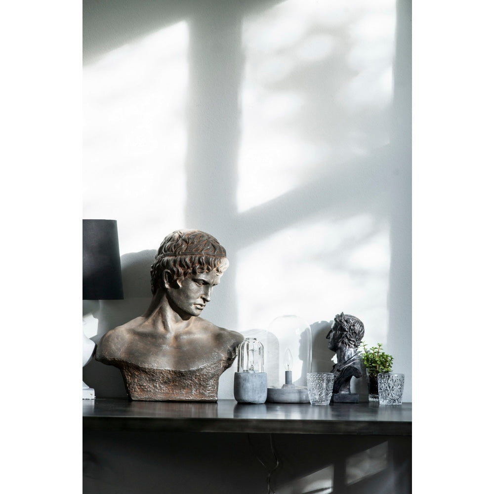 Regal Roman Inspirted Marcus Ceramic Bust Decoration Home Decor Fast shipping On sale