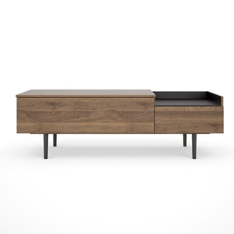 Remy Low Buffet Unit Sideboard Storage cabinet W/ 2-Drawers - Walnut & Fast shipping On sale