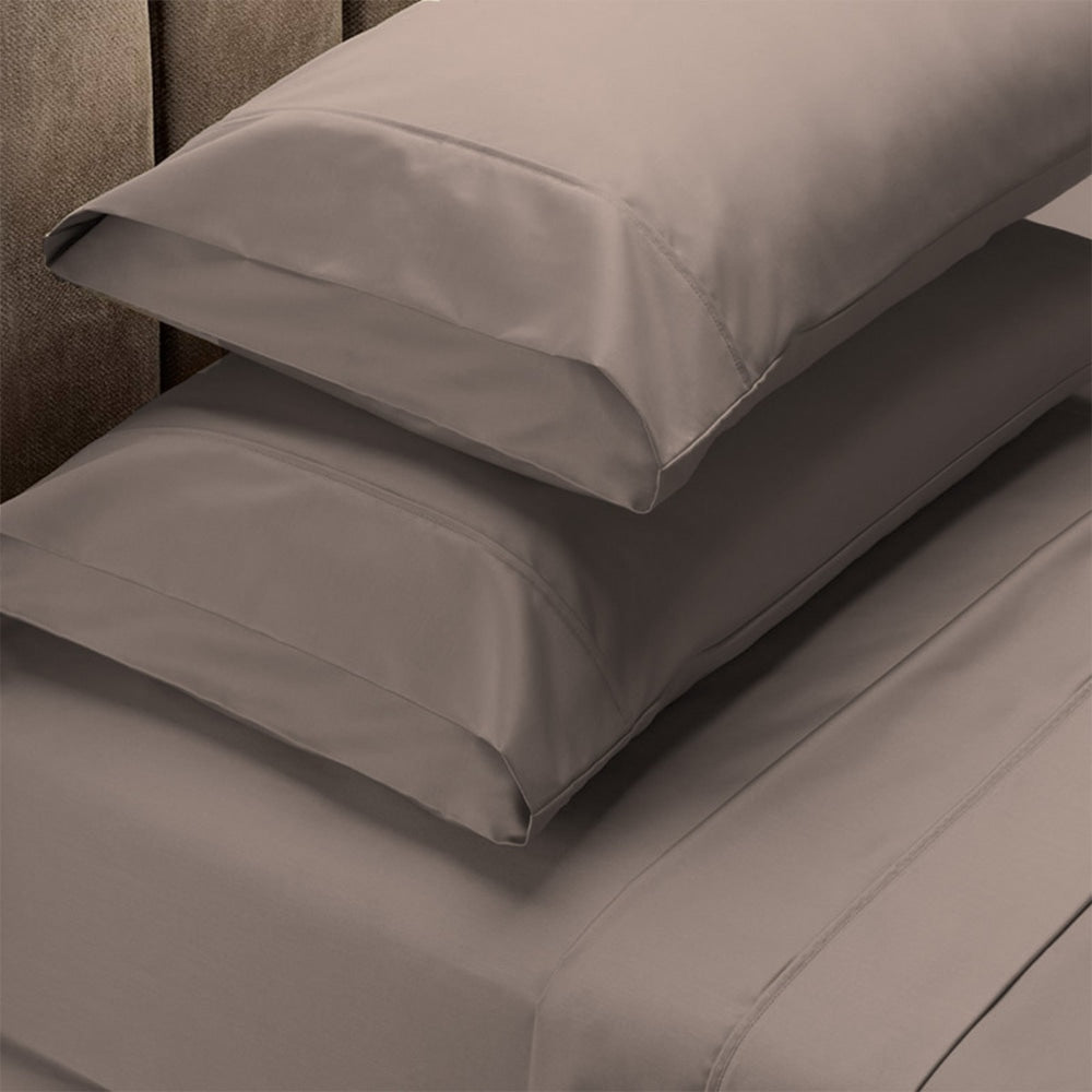 Renee Taylor 1500 Thread Count Cotton Blend Sheet Set - King - Stone Bed Fast shipping On sale