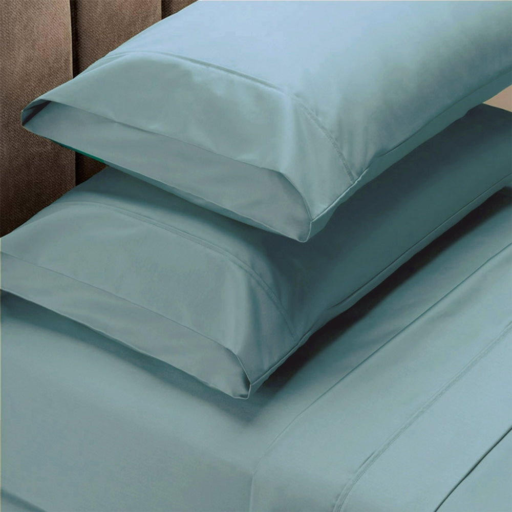 Renee Taylor 1500 Thread count Cotton Blend Sheet sets King Mist Bed Fast shipping On sale