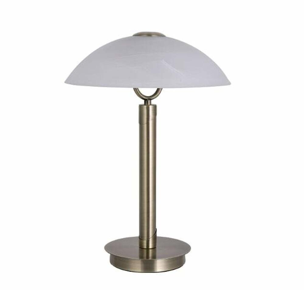 Revi Touch Table Lamp Antique Brass Base - Opal White Fast shipping On sale