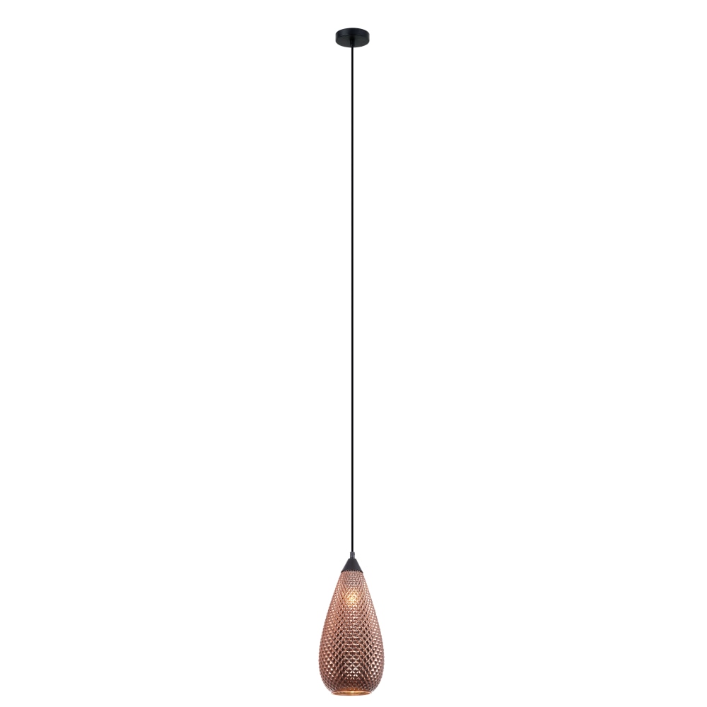 RICTUS Pendant Lamp Light Interior ES Copper (Glass) Tear Drop with Segments OD180mm Fast shipping On sale