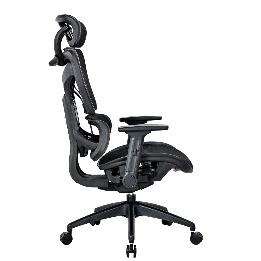 RISCHE Mesh Ergonomic Filpped Armrest Adjustable Executive Office Computer Chair - Black Fast shipping On sale