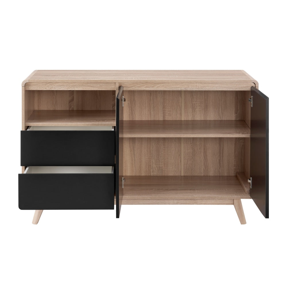 Robin Buffet Unit Sideboard Storage Cabinet - Black & Fast shipping On sale