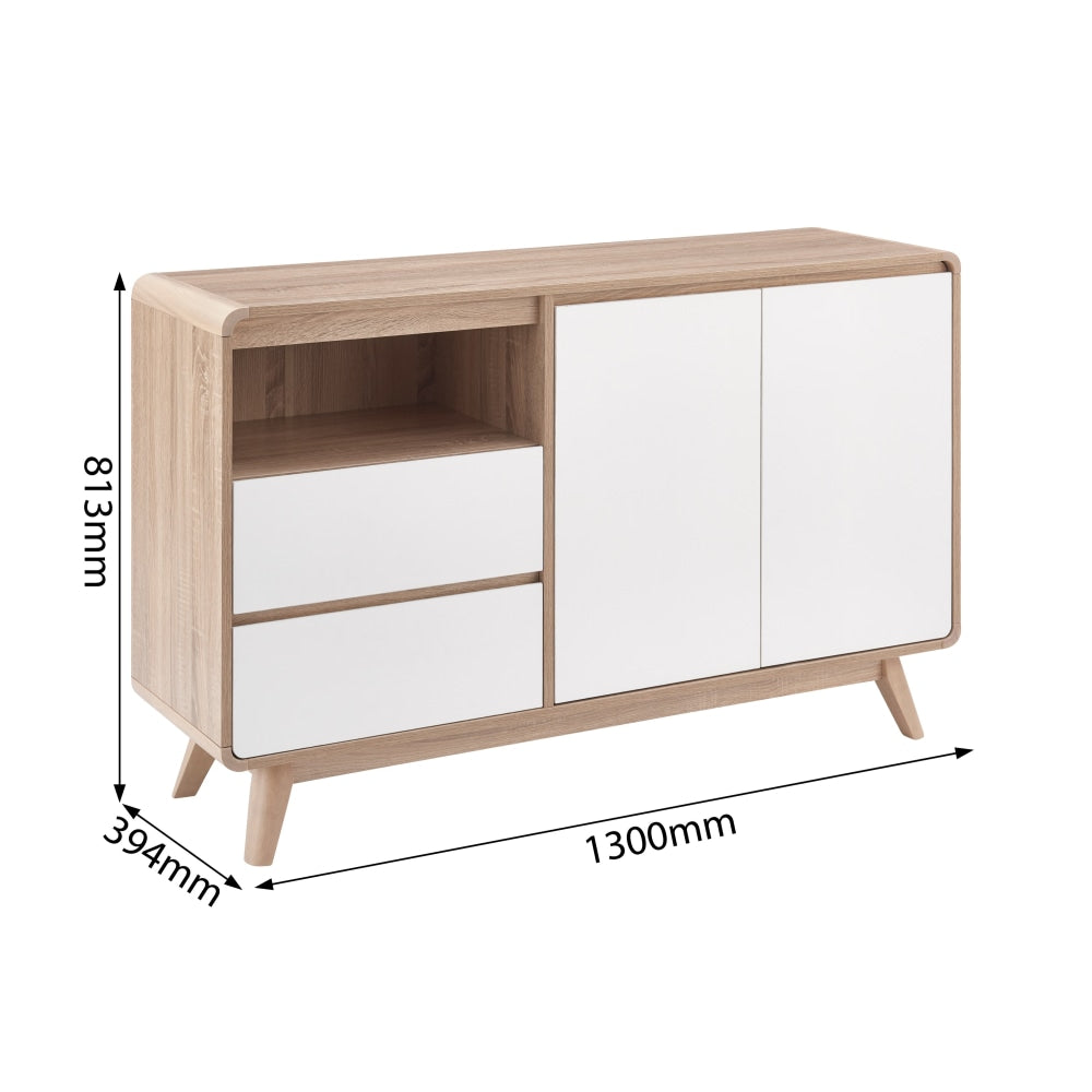 Robin Buffet Unit Sideboard Storage Cabinet - White & Fast shipping On sale