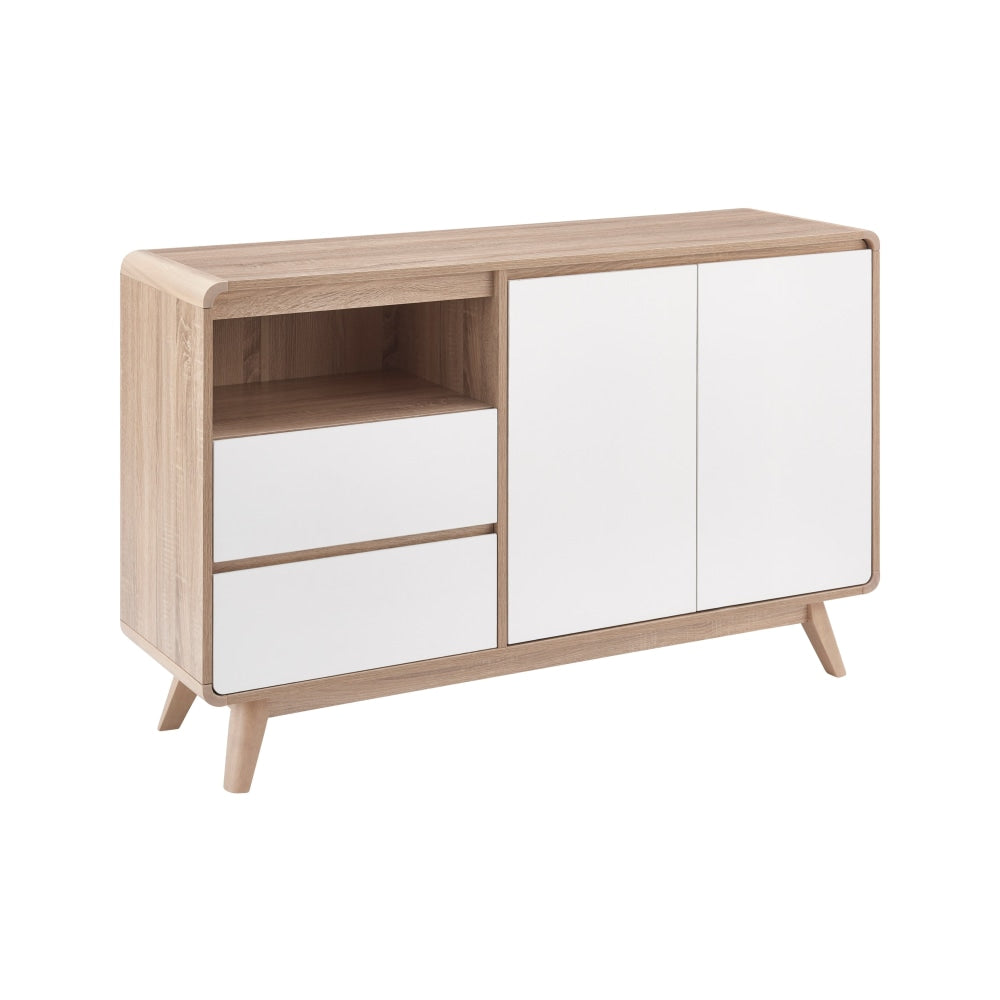 Momentous Living - Robin Buffet Unit Sideboard Storage Cabinet - White ...