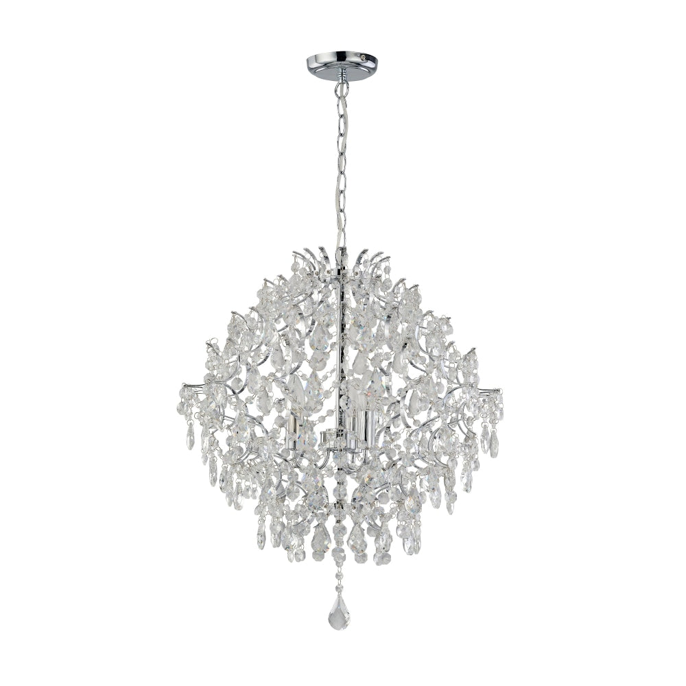 Robin Modern Classic Hanging Chandelier Lamp Light Chrome Clear Large Chandeliers Fast shipping On sale