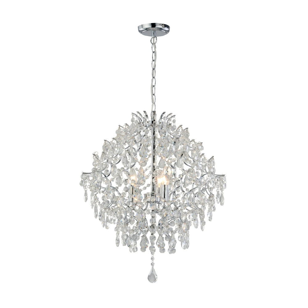 Robin Modern Classic Hanging Chandelier Lamp Light Chrome Clear Large Chandeliers Fast shipping On sale