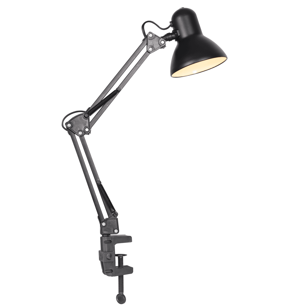 Rook Adjustable Table Desk Lamp - Black Fast shipping On sale