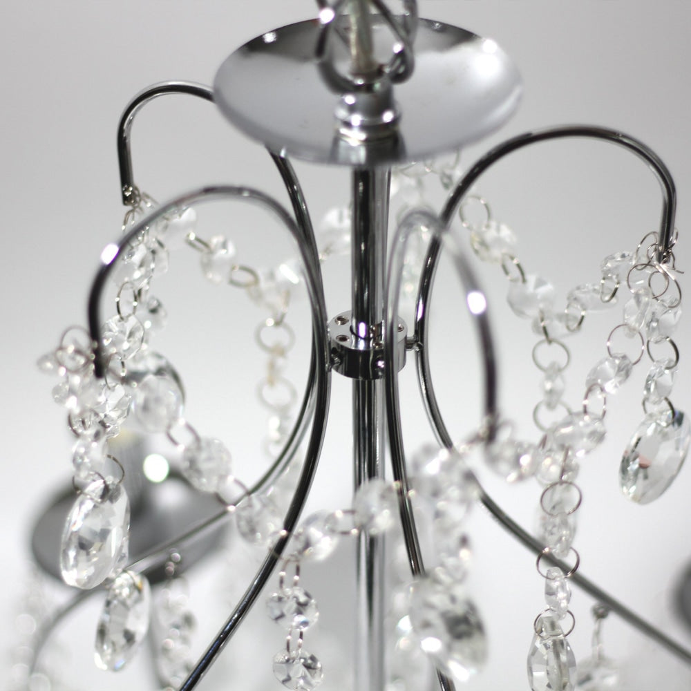 Roque Modern Elegant Pendant Lamp Chandelier Ceiling Light - Chrome Chandeliers Fast shipping On sale