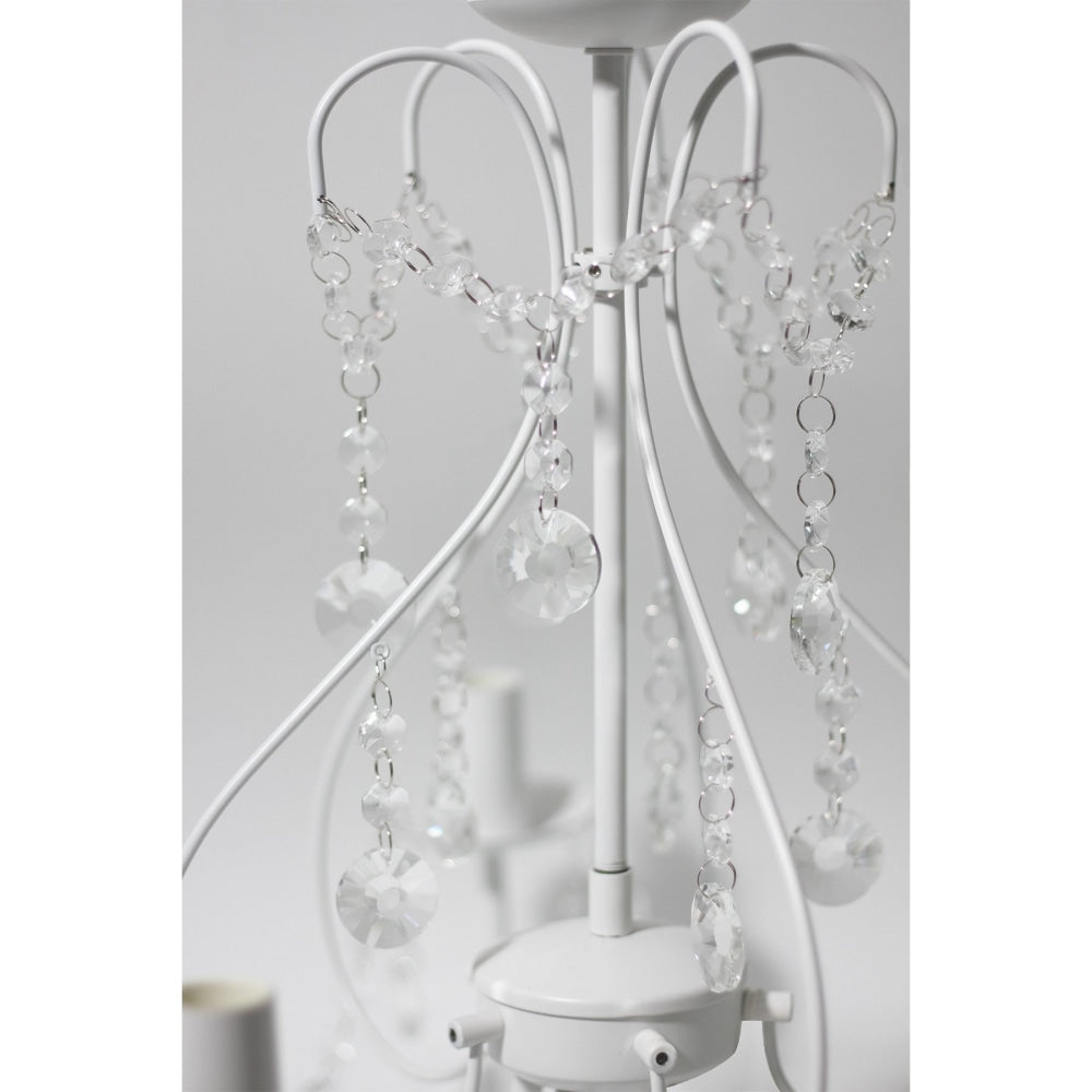 Roque Modern Elegant Pendant Lamp Chandelier Ceiling Light - White Chandeliers Fast shipping On sale