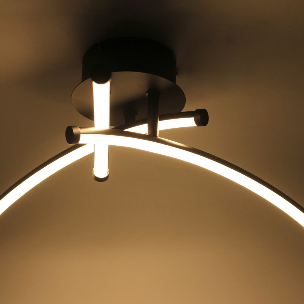 Rosewarn Dimmable 3 Lights LED Modern Elegant Pendant Lamp Ceiling Light - Black Fast shipping On sale