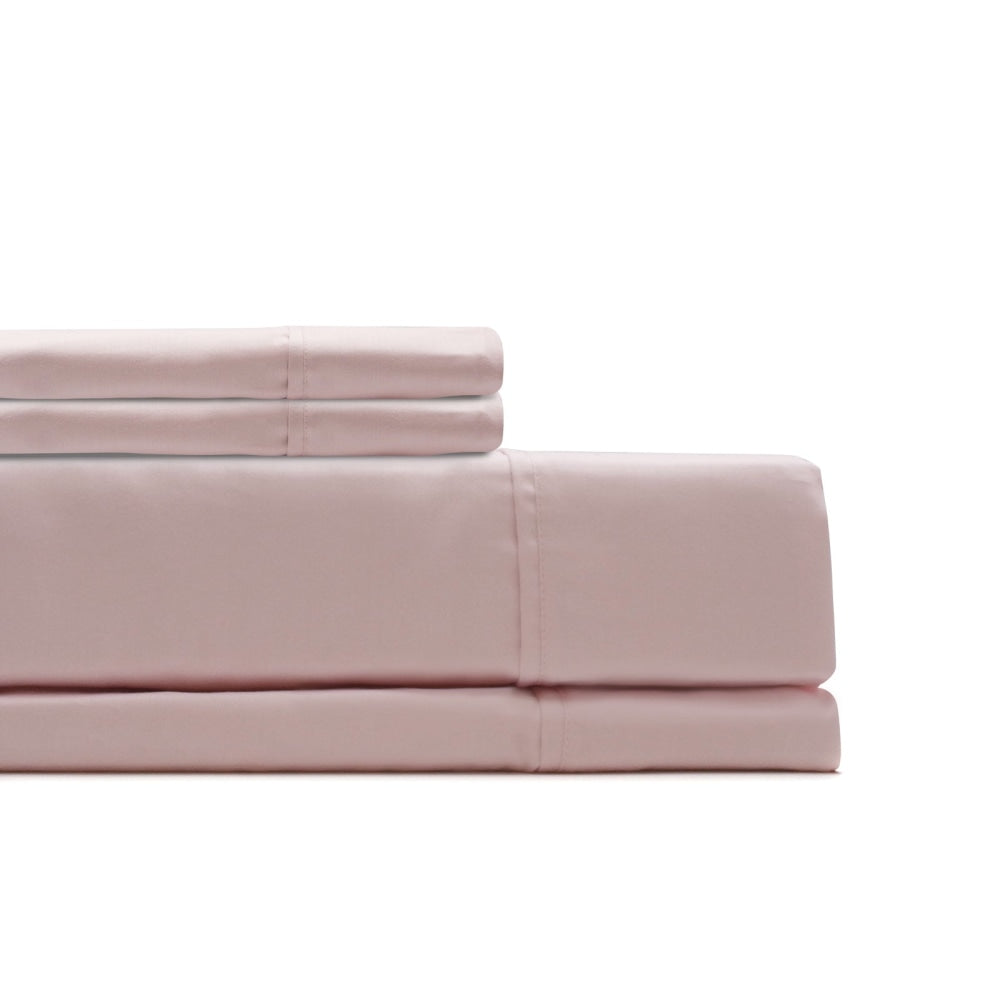 Royal Comfort 1000 TC Cotton Blend Sheet set - King - Blush Bed Fast shipping On sale
