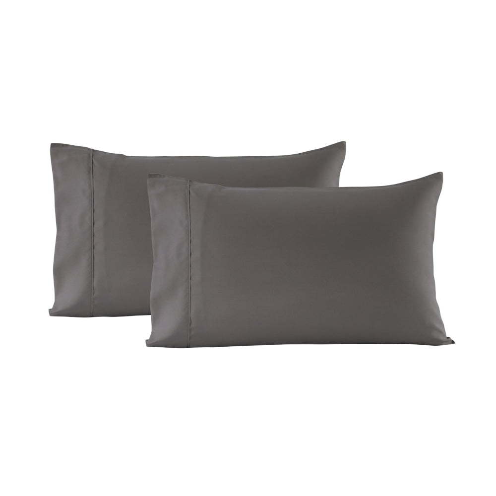 Royal Comfort 1200TC Ultrasoft 4 Piece Sheet Set - Double - Charcoal Bed Fast shipping On sale