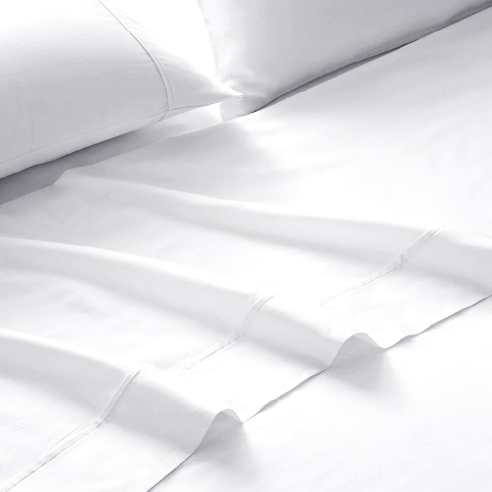 Royal Comfort 1500TC Cotton Rich Fitted 4 PC sheet Sets Double-White Bed Sheet Fast shipping On sale