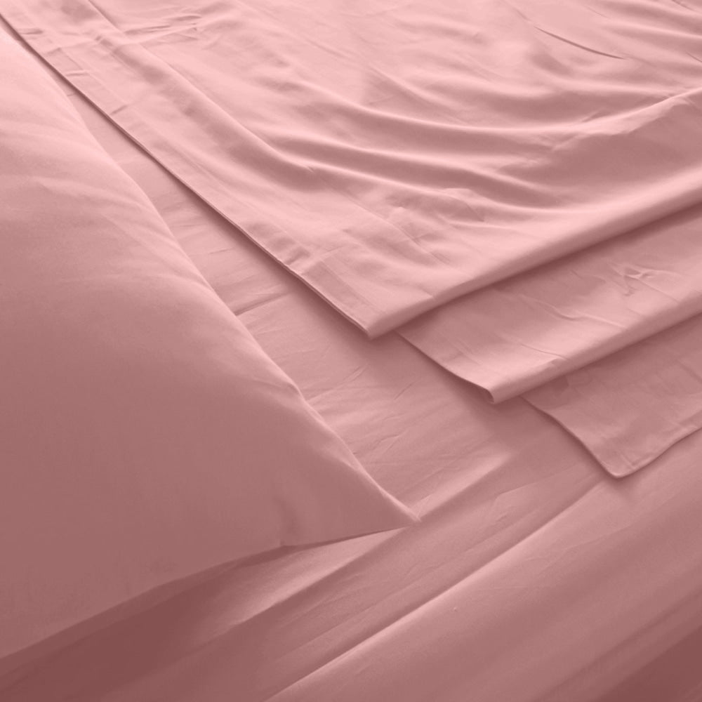 Royal Comfort - Balmain 1000TC Bamboo cotton Sheet Sets (King) - Blush Bed Fast shipping On sale