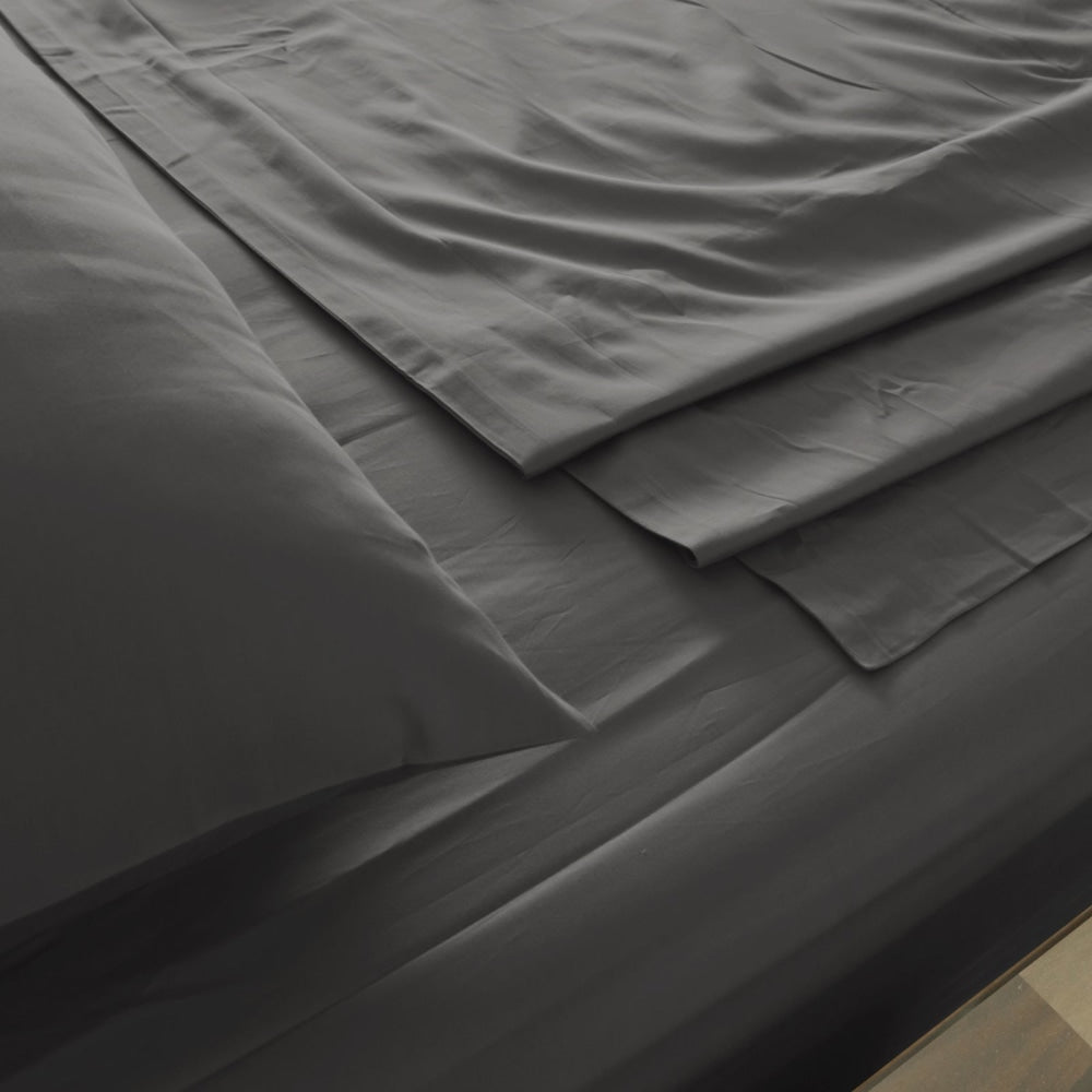 Royal Comfort - Balmain 1000TC Bamboo cotton Sheet Sets (King) - Pewter Bed Fast shipping On sale