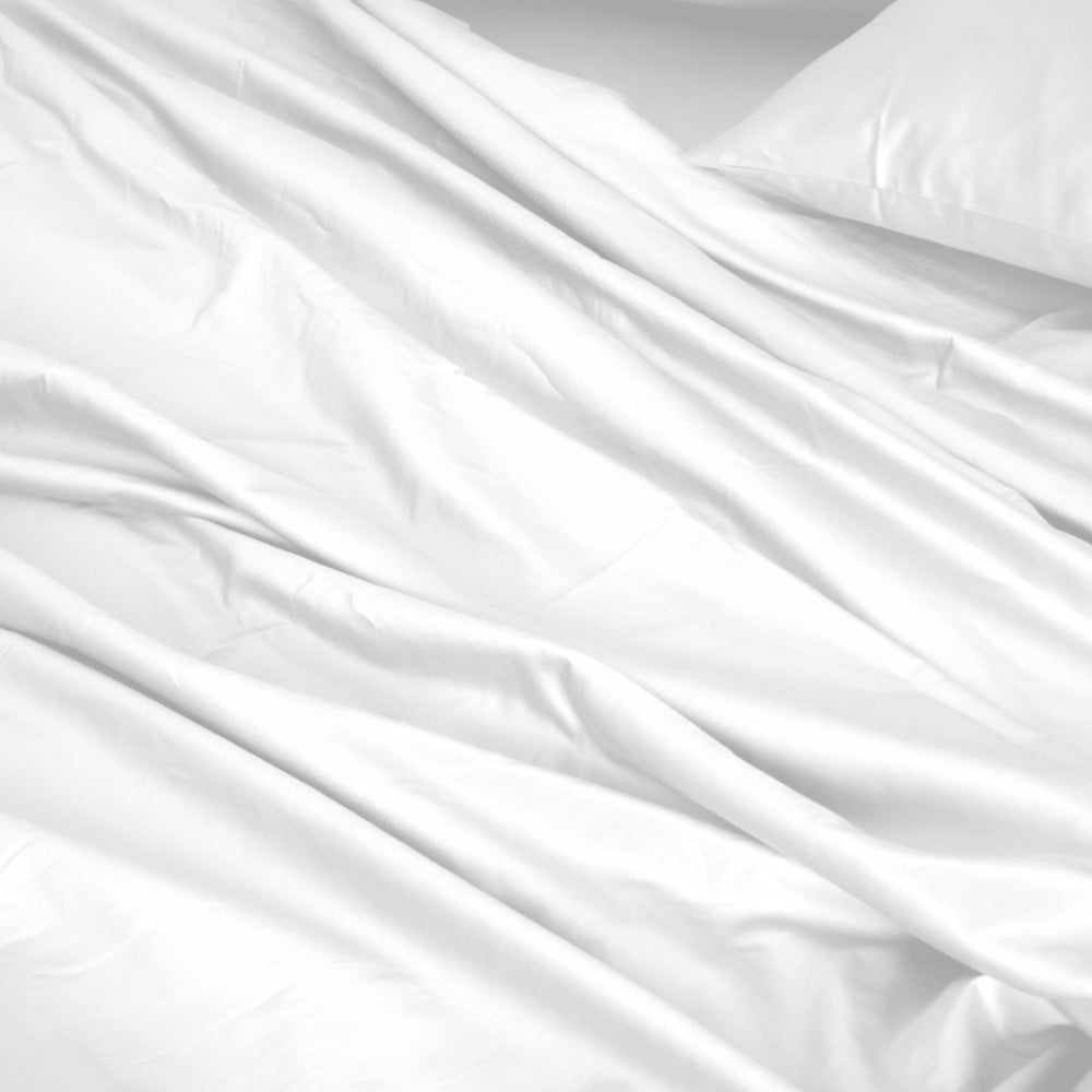 Royal Comfort - Balmain 1000TC Bamboo cotton Sheet Sets (Queen) - White Bed Fast shipping On sale