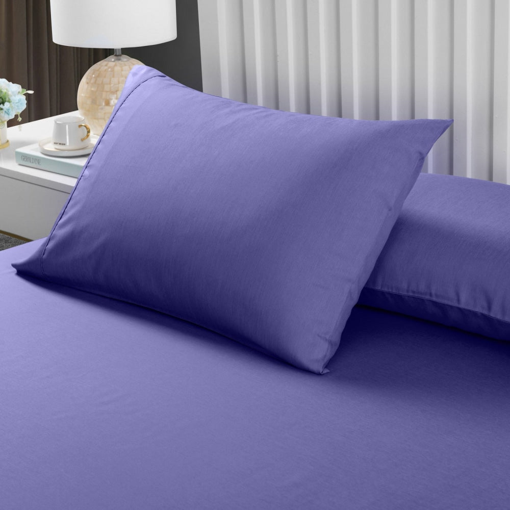 Royal Comfort Bamboo Cooling 2000TC 3-Piece Combo Set - King-Royal Blue Bed Sheet Fast shipping On sale