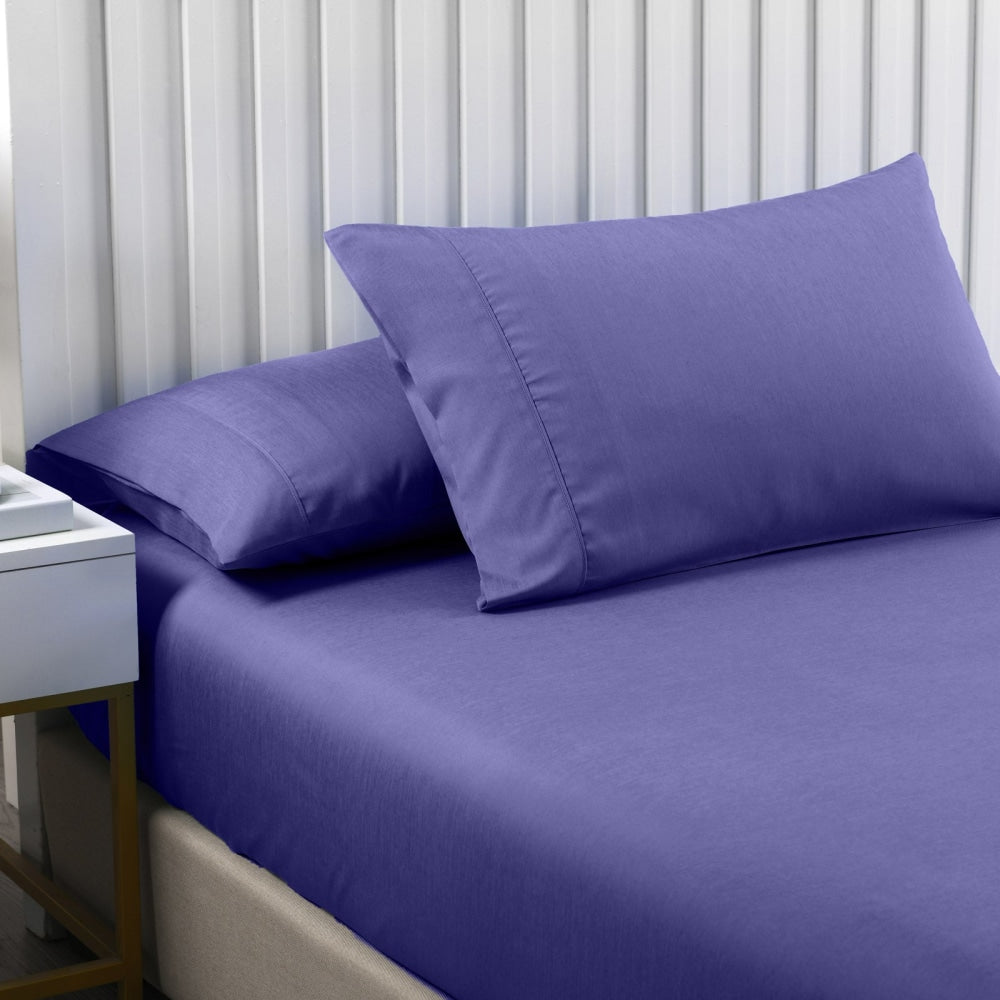 Royal Comfort Bamboo Cooling 2000TC 3-Piece Combo Set - Queen-Royal Blue Bed Sheet Fast shipping On sale