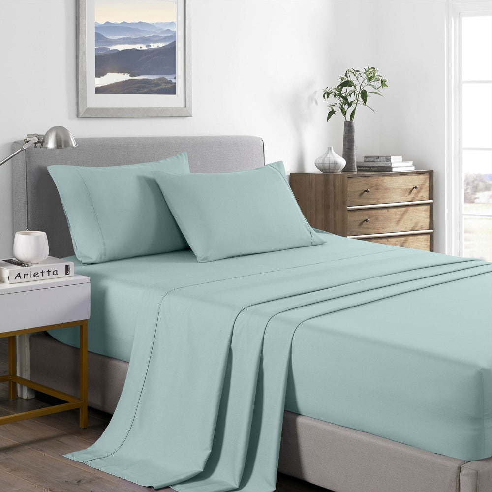 Royal Comfort Bamboo Cooling 2000TC Sheet Set - Double-Frost Bed Fast shipping On sale