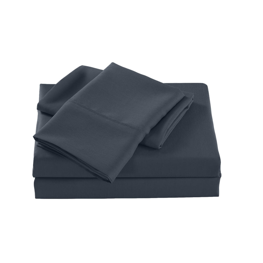 Royal Comfort Bamboo Cooling 2000TC Sheet Set King - Charcoal Bed Fast shipping On sale