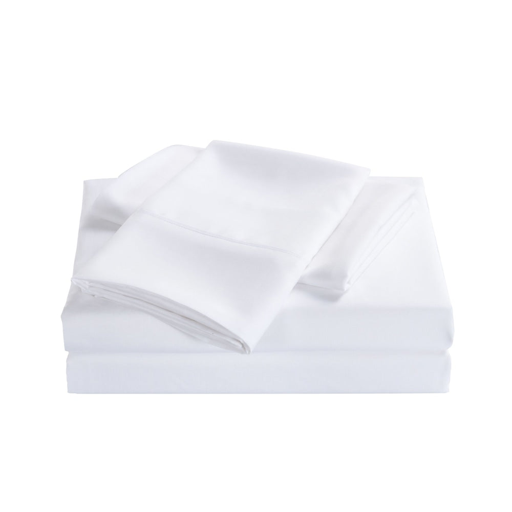 Royal Comfort Bamboo Cooling 2000TC Sheet Set - King-White Bed Fast shipping On sale