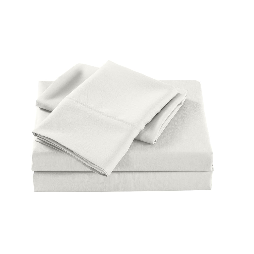 Royal Comfort Bamboo Cooling 2000TC Sheet Set Queen - Natural Bed Fast shipping On sale