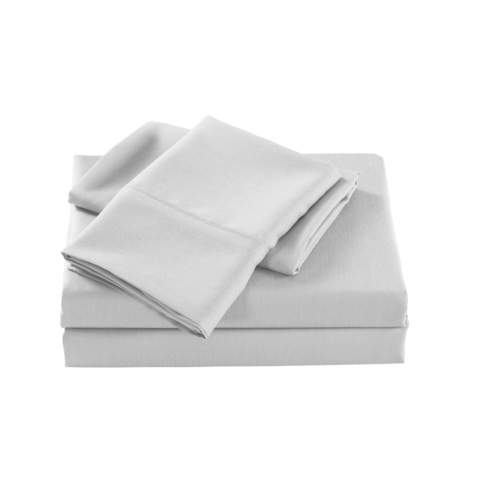 Royal Comfort Bamboo Cooling 2000TC Sheet Set Queen - Pearl Stone Bed Fast shipping On sale