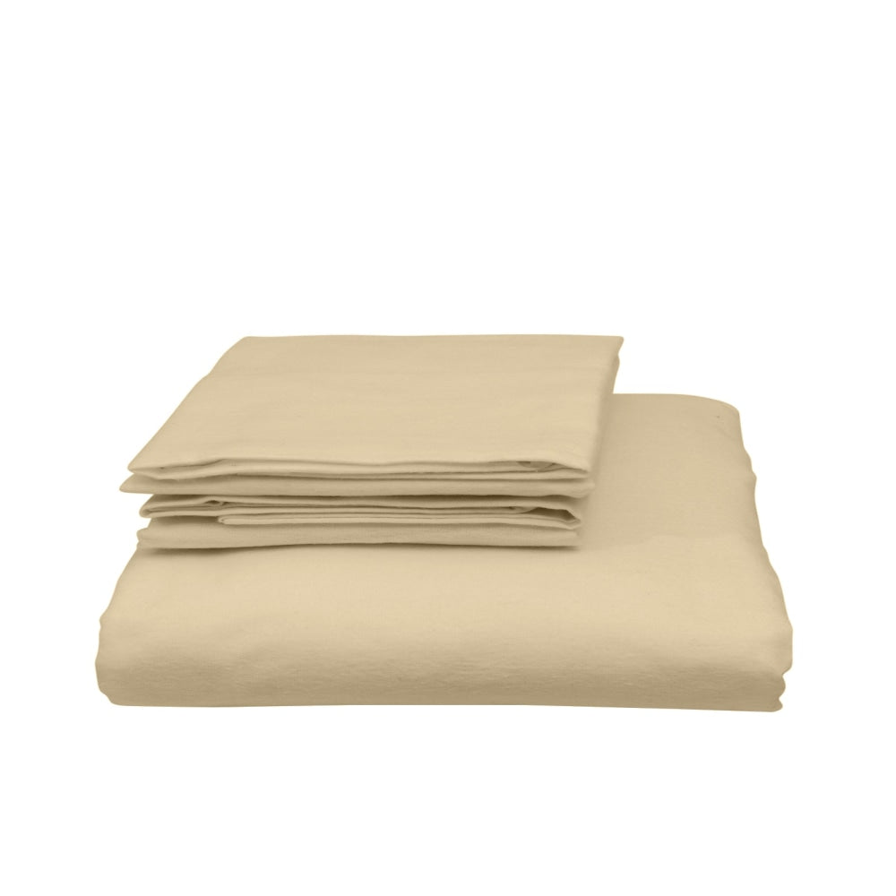 Royal Comfort Blended Bamboo Quilt Cover Sets -Dark Ivory-Double Fast shipping On sale