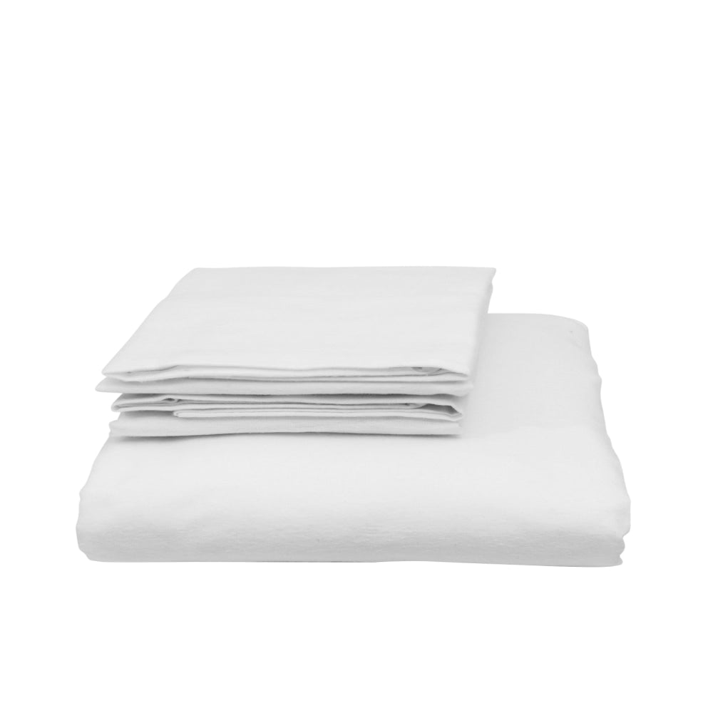 Royal Comfort Blended Bamboo Quilt Cover Sets -White-King Fast shipping On sale