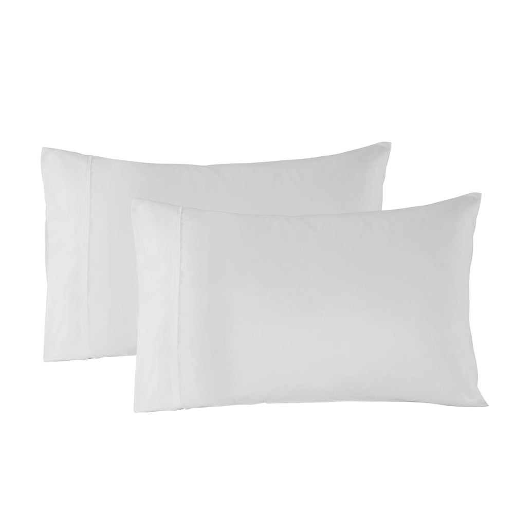 Royal Comfort Blended Bamboo Quilt Cover Sets -White-King Fast shipping On sale