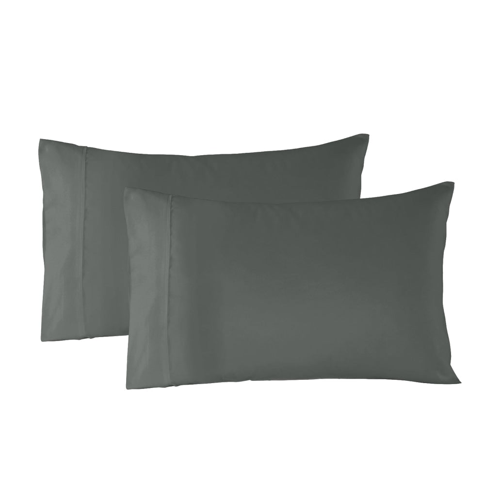 Royal Comfort Blended Bamboo Sheet Set Charcoal - King Bed Fast shipping On sale