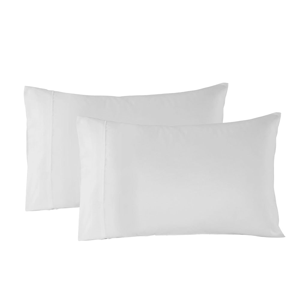 Royal Comfort Blended Bamboo Sheet Set White - Double Bed Fast shipping On sale