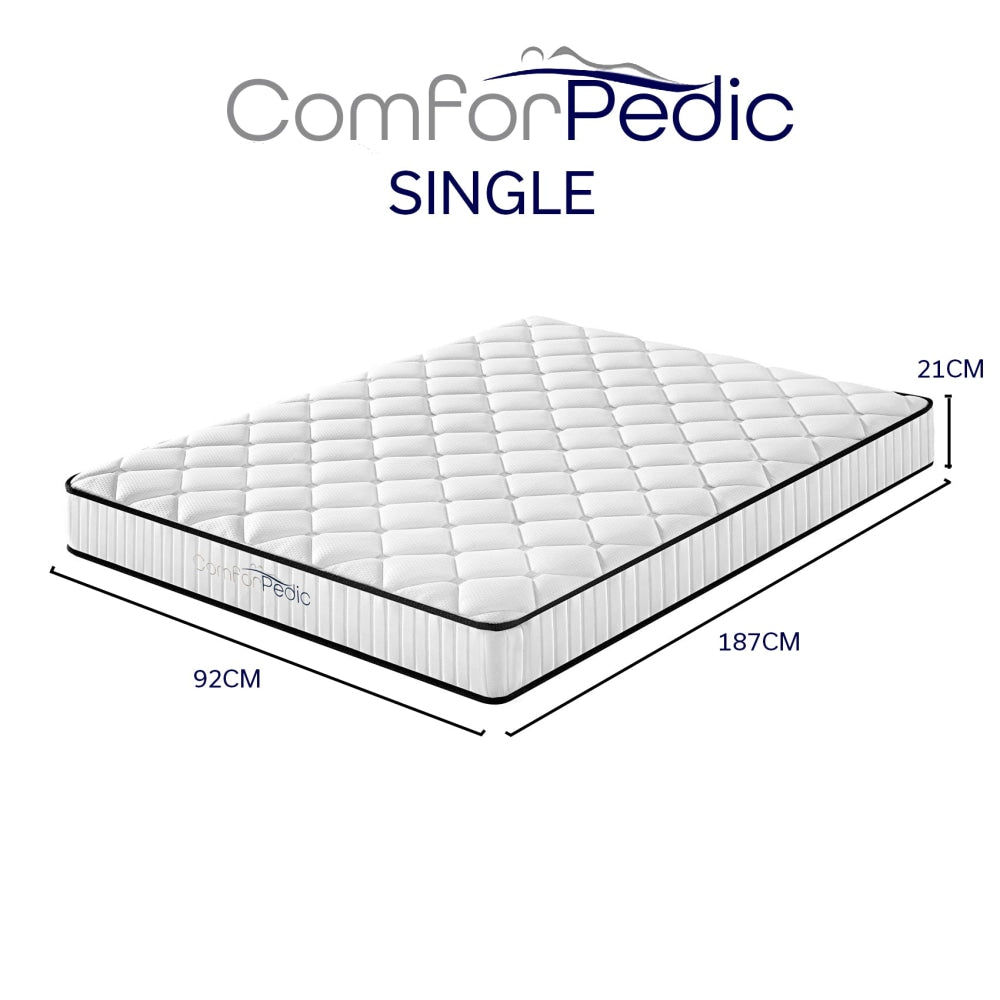 Royal Comfort Comforpedic Bonnell Spring Mattress - Single Fast shipping On sale