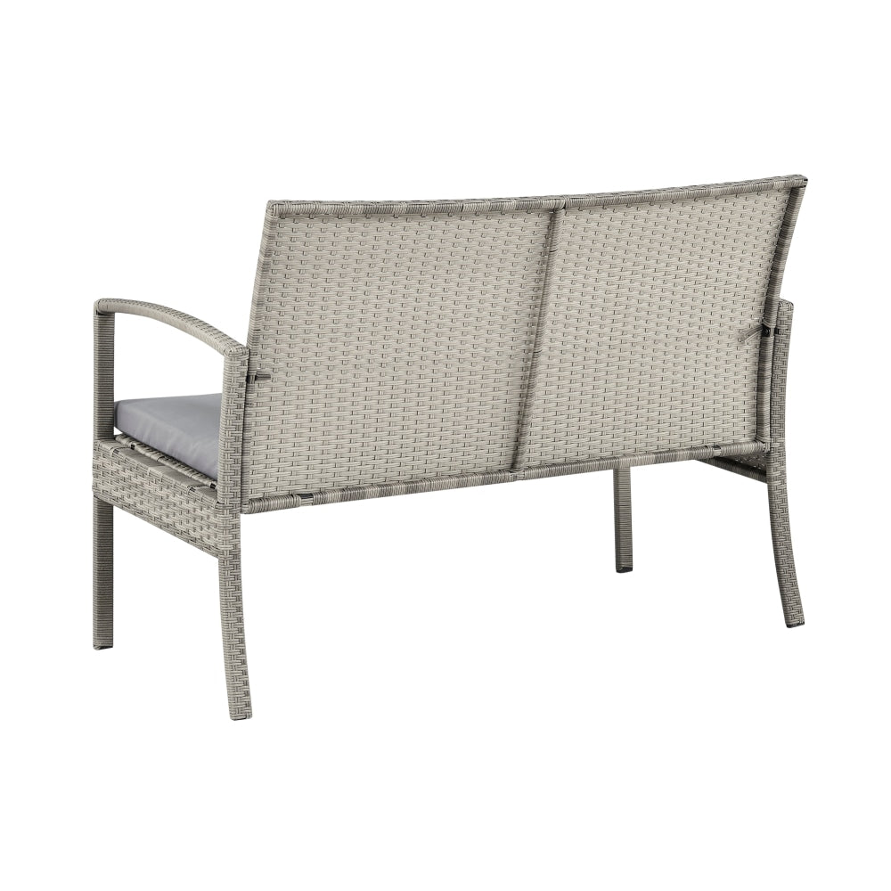 Sandgate 4 Piece Outdoor Furniture Lounge Set - Grey Sets Fast shipping On sale