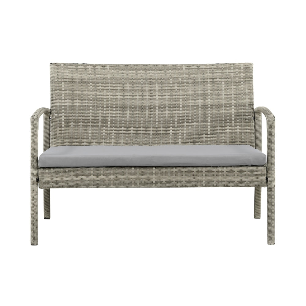 Sandgate 4 Piece Outdoor Furniture Lounge Set - Grey Sets Fast shipping On sale