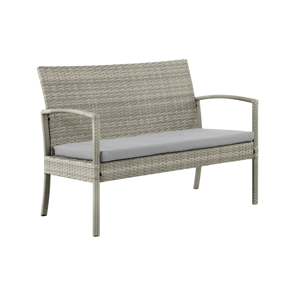 Sandgate 4 Piece Outdoor Furniture Lounge Set - Grey Sets Fast shipping On sale