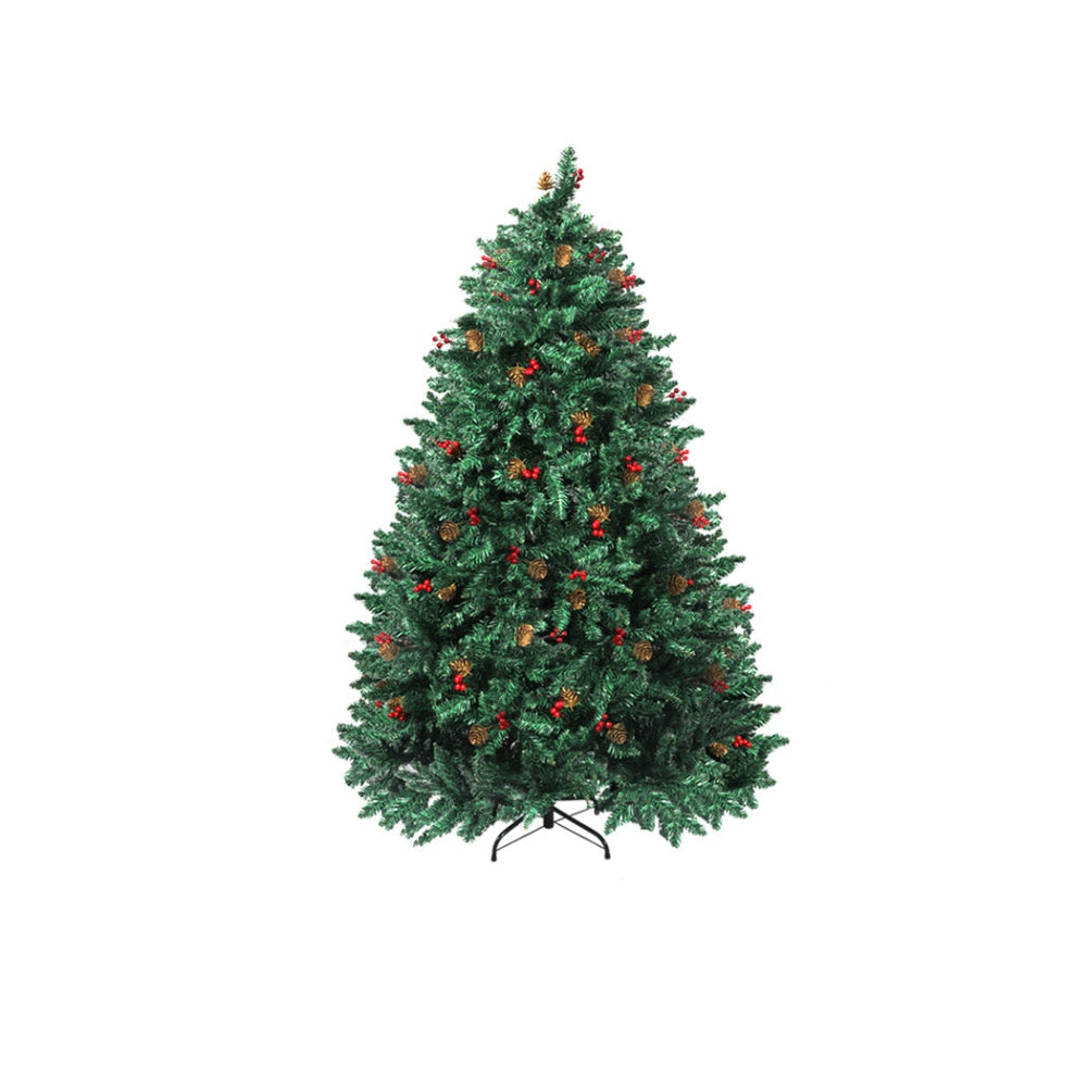 Santaco Christmas Tree 1.2M 4Ft Pinecone Decorated Xmas Home Garden Decorations Fast shipping On sale