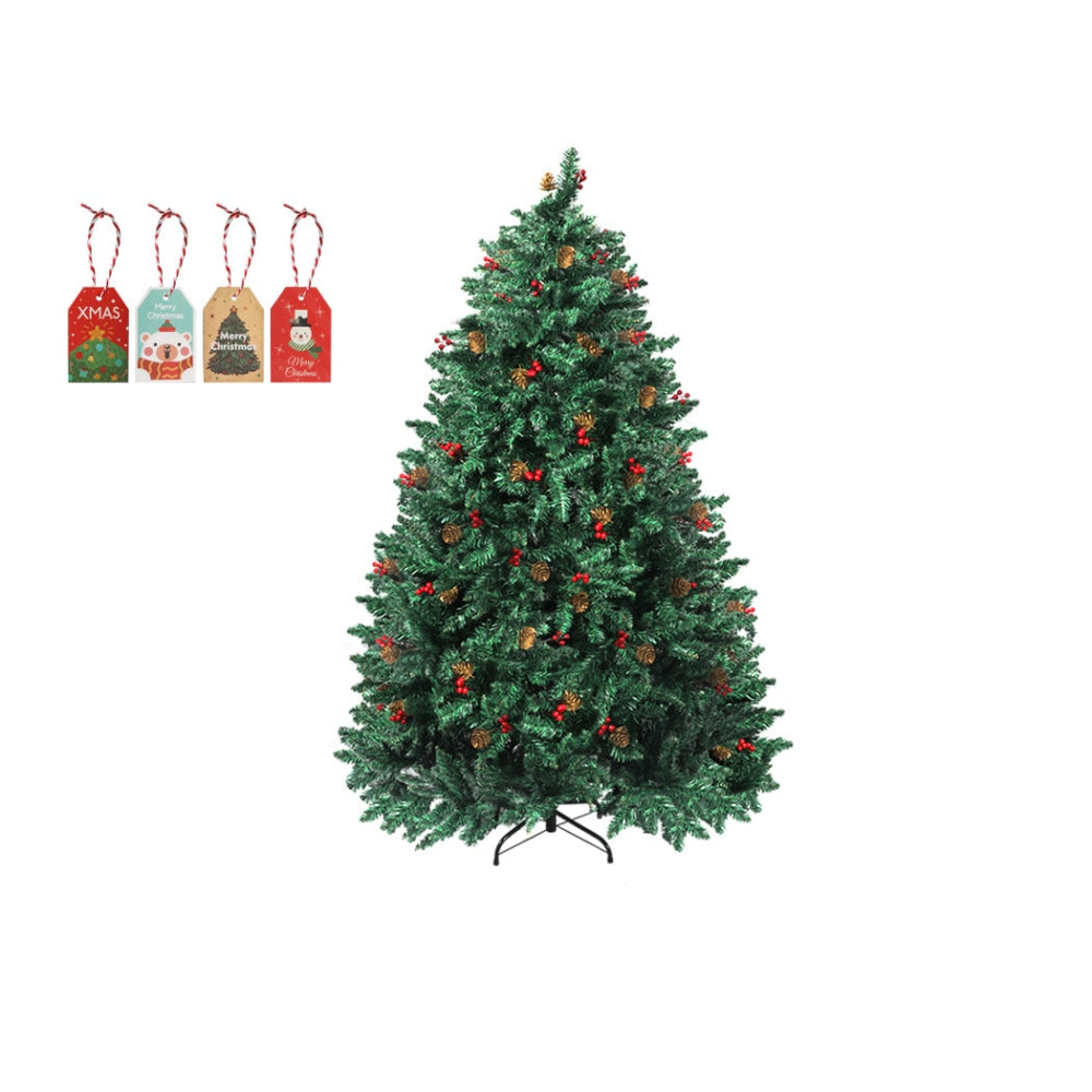 Santaco Christmas Tree 1.2M 4Ft Pinecone Decorated Xmas Home Garden Decorations Fast shipping On sale