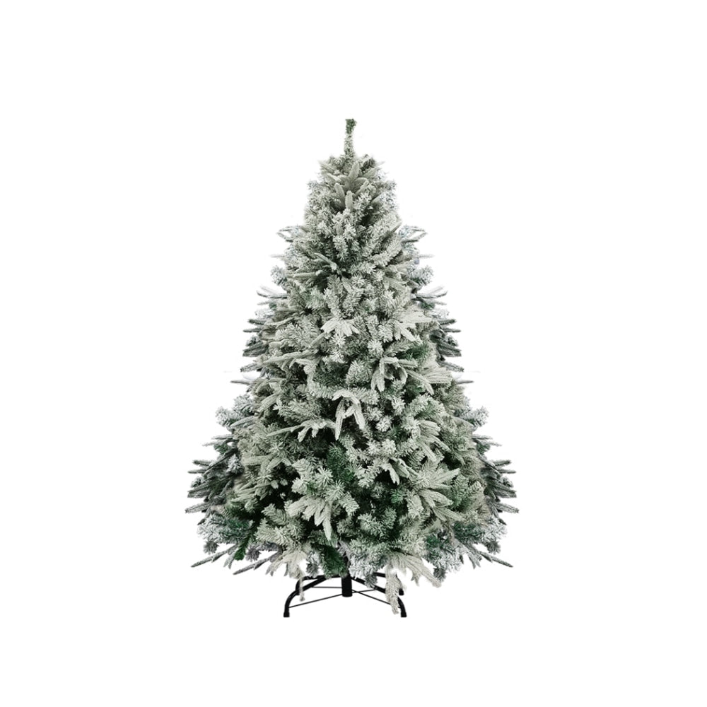 Santaco Christmas Tree 1.5M 5Ft Fairy Lights Snow Flocked Xmas Ornaments Decor Fast shipping On sale