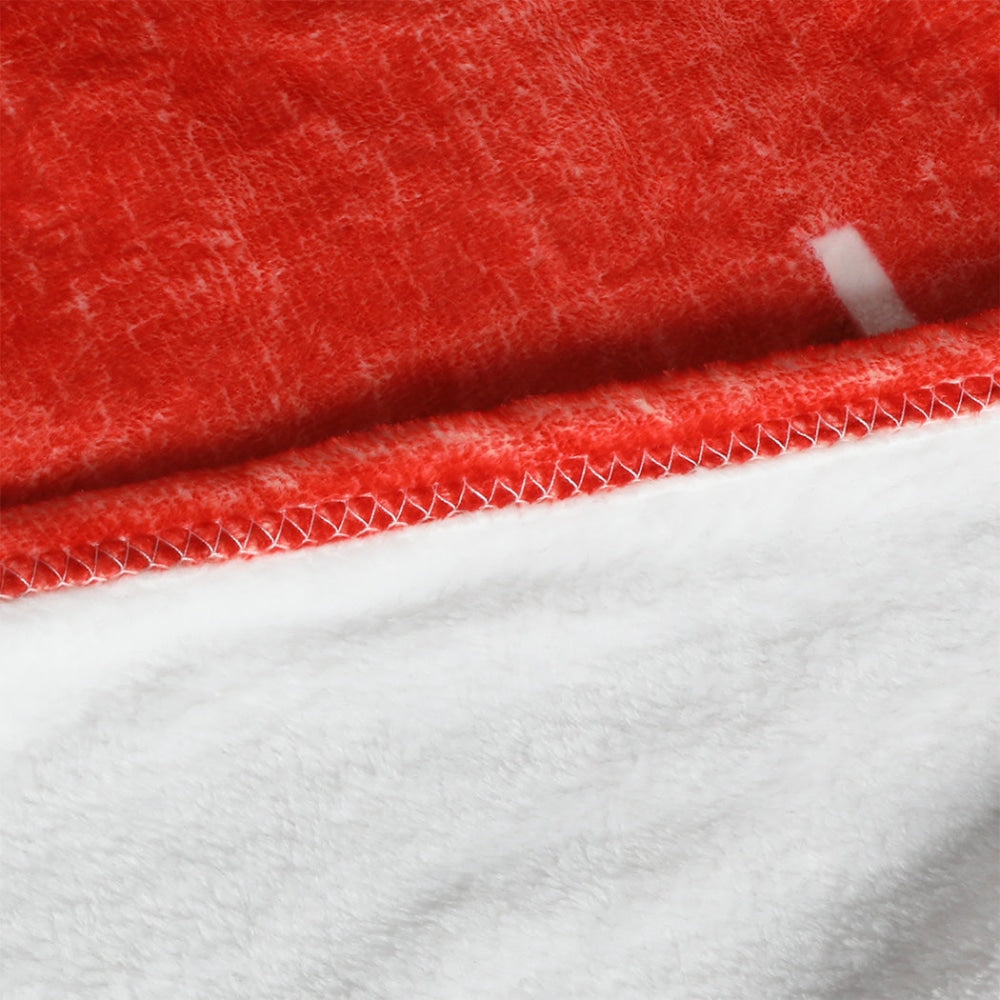 Santaco Throw Blanket Xmas Flannel Double Sided Warm Rug Fleece Decor Christmas S Fast shipping On sale